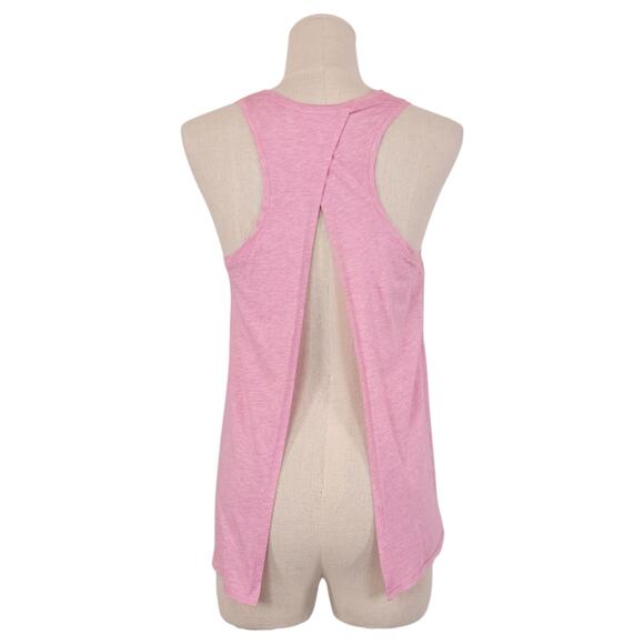 Lululemon All Tied Up Tank Heathered Vintage Pink Sz 4/Small - Picture 3 of 5